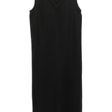 Abito midi plissé in nero Comme Des Garçons Comme Des Garçons - donna 