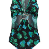 Body a fiori con cut-out multicolore Coperni - donna 