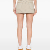 Minigonna in denim grigio Coperni - donna 