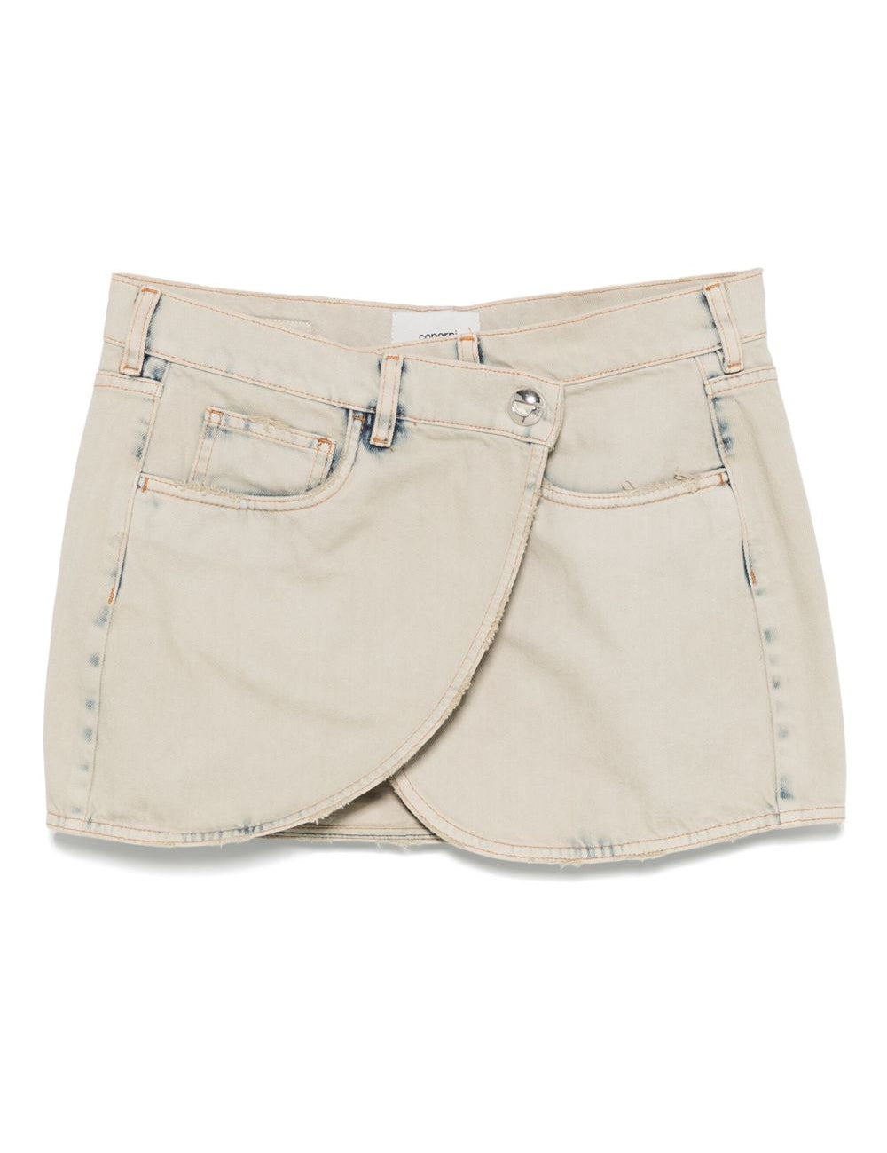 Minigonna in denim grigio Coperni - donna 