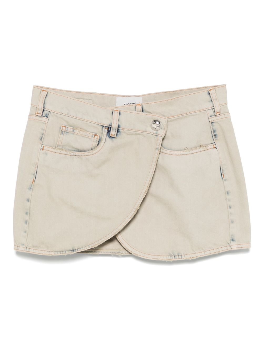 Minigonna in denim grigio Coperni - donna 