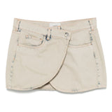 Minigonna in denim grigio Coperni - donna 