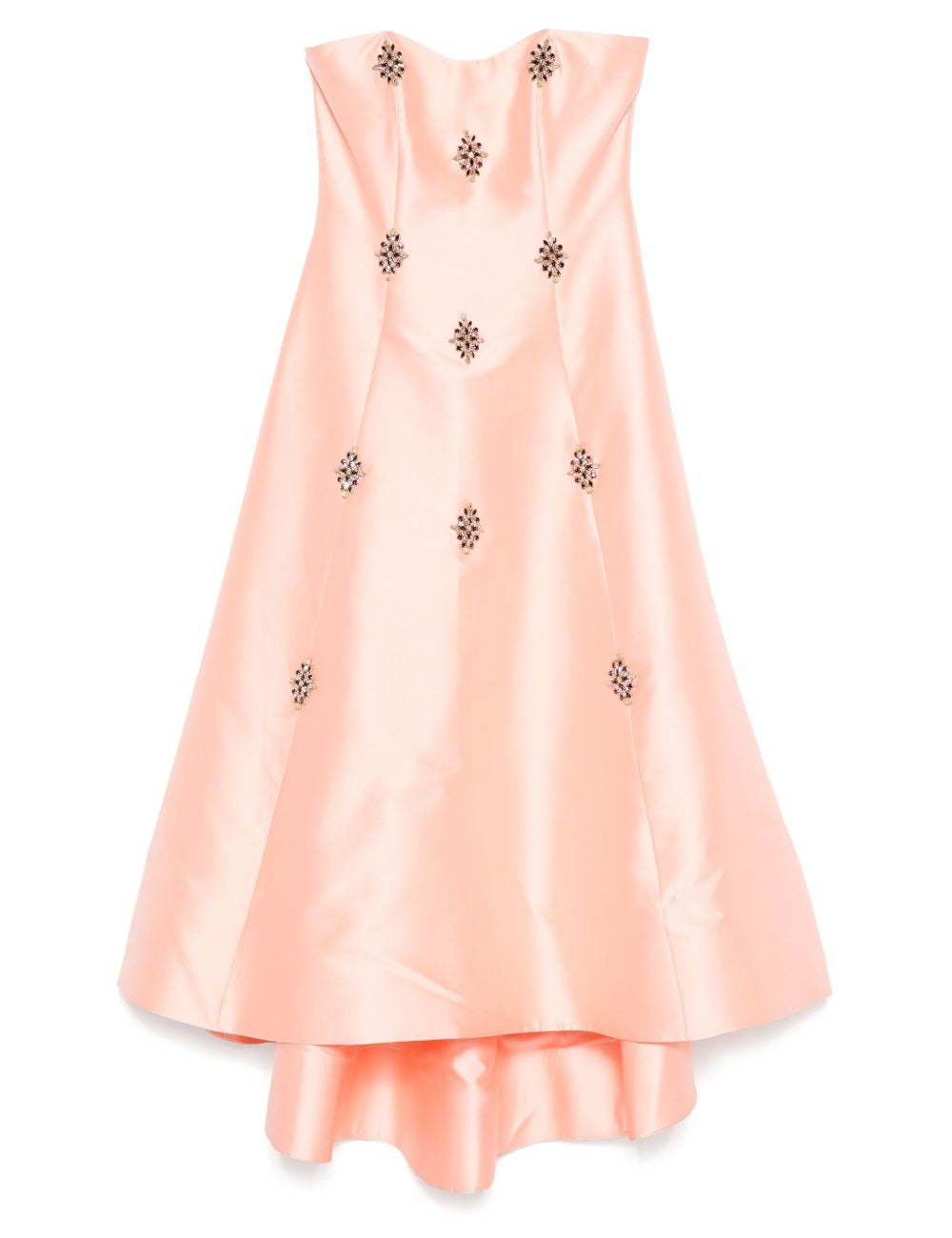 Abito con cristalli mikado in rosa Costarellos - donna 