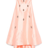 Abito con cristalli mikado in rosa Costarellos - donna 