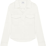 Camicia satinata con tasche applicate in bianco Courrèges - donna 