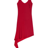 Abito con nodo in rosso Courrèges - donna 