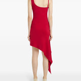 Abito con nodo in rosso Courrèges - donna 