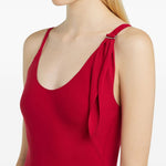 Abito con nodo in rosso Courrèges - donna 
