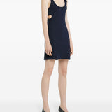Abito corto '90 in blu navy Courrèges - donna 