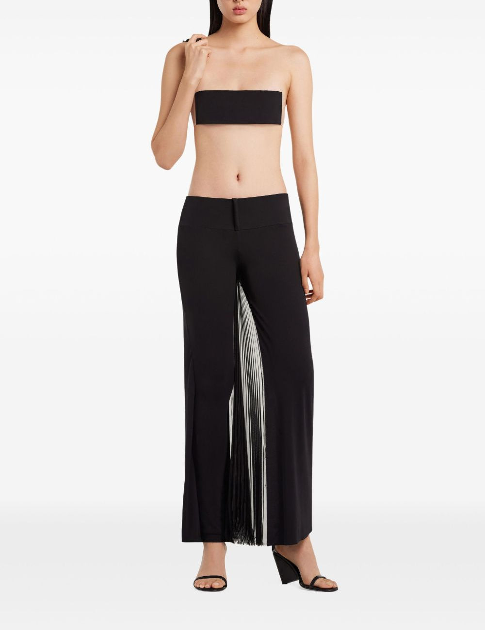 Pantaloni Infinity in nero Courrèges - donna 