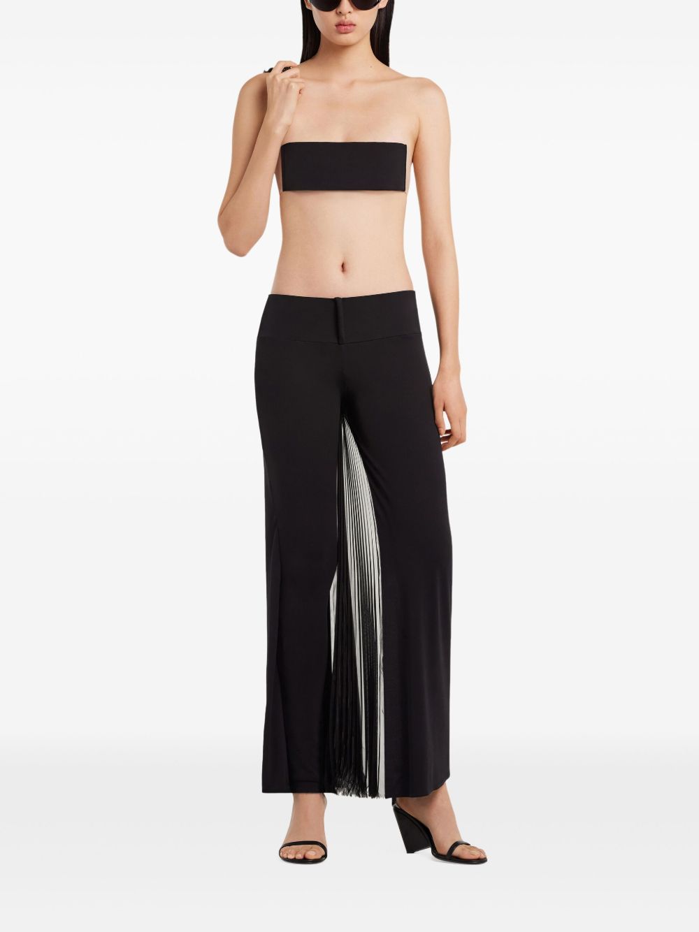 Pantaloni Infinity in nero Courrèges - donna 