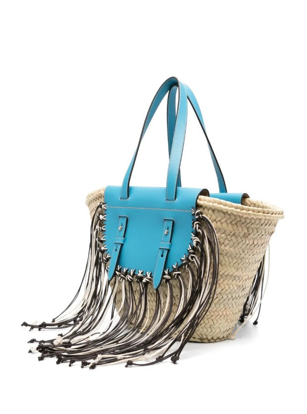 Borsa Tropicana Capri in blu e beige Cuba LAb - donna 