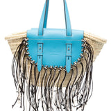 Borsa Tropicana Capri in blu e beige Cuba LAb - donna 