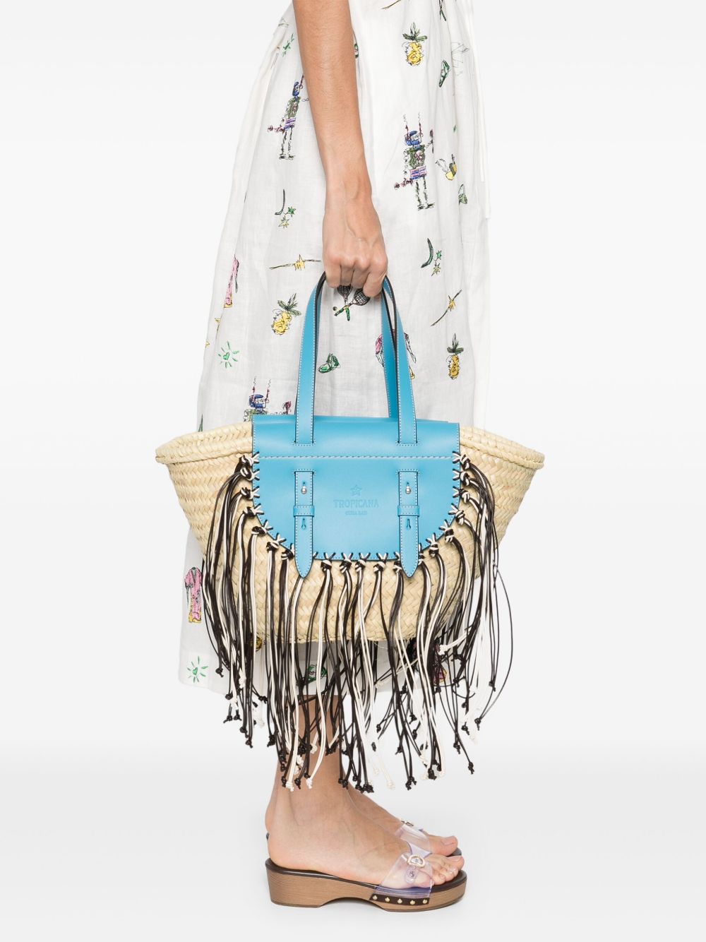 Borsa Tropicana Capri in blu e beige Cuba LAb - donna 