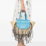 Borsa Tropicana Capri in blu e beige Cuba LAb - donna 