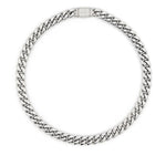 Choker a catena color argento Darkai - unisex 