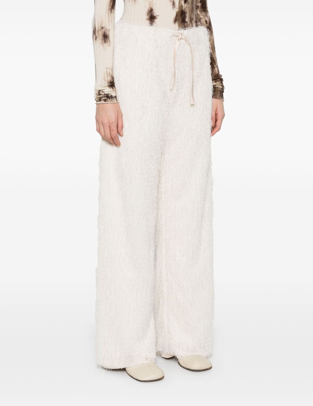 Pantaloni Aria in bianco Darkpark - donna 