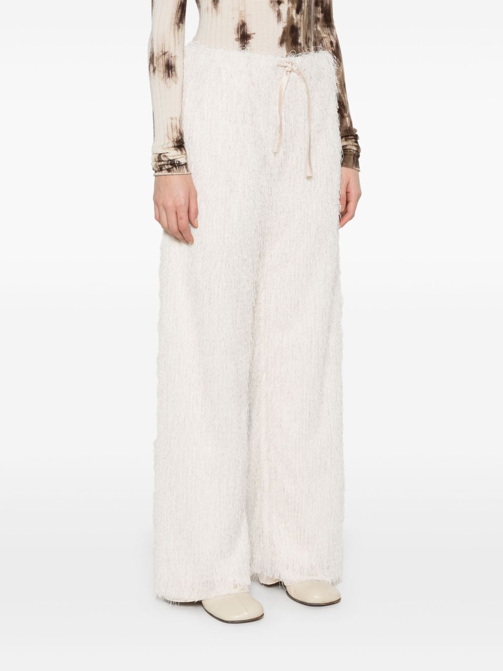Pantaloni Aria in bianco Darkpark - donna 