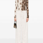 Pantaloni Aria in bianco Darkpark - donna 