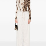 Pantaloni Aria in bianco Darkpark - donna 