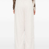 Pantaloni Aria in bianco Darkpark - donna 