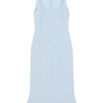 Abito con ricamo in azzurro chiaro David Koma - donna 