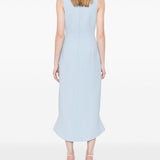 Abito con ricamo in azzurro chiaro David Koma - donna 