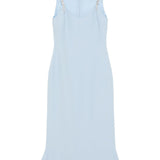 Abito con ricamo in azzurro chiaro David Koma - donna 