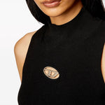 Top M-Onervax in nero Diesel - donna 