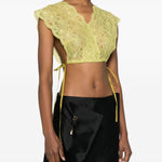 Top in pizzo oro Cico Dries van noten - donna 