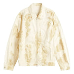 Giacca con stampa in beige e bianco Dries Van Noten - uomo 