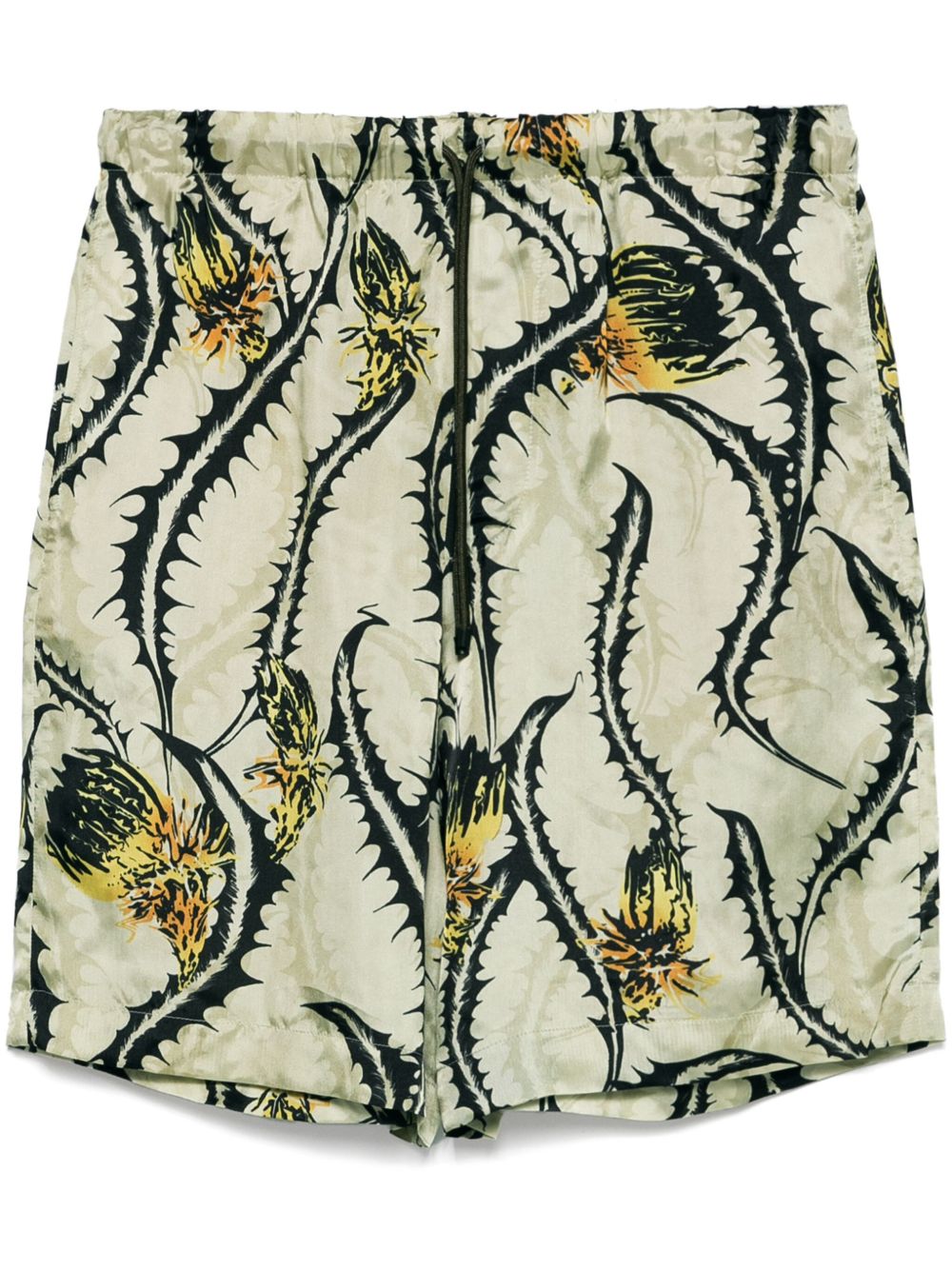Short piperi con stampa cardo multicolore Dries van noten - uomo 