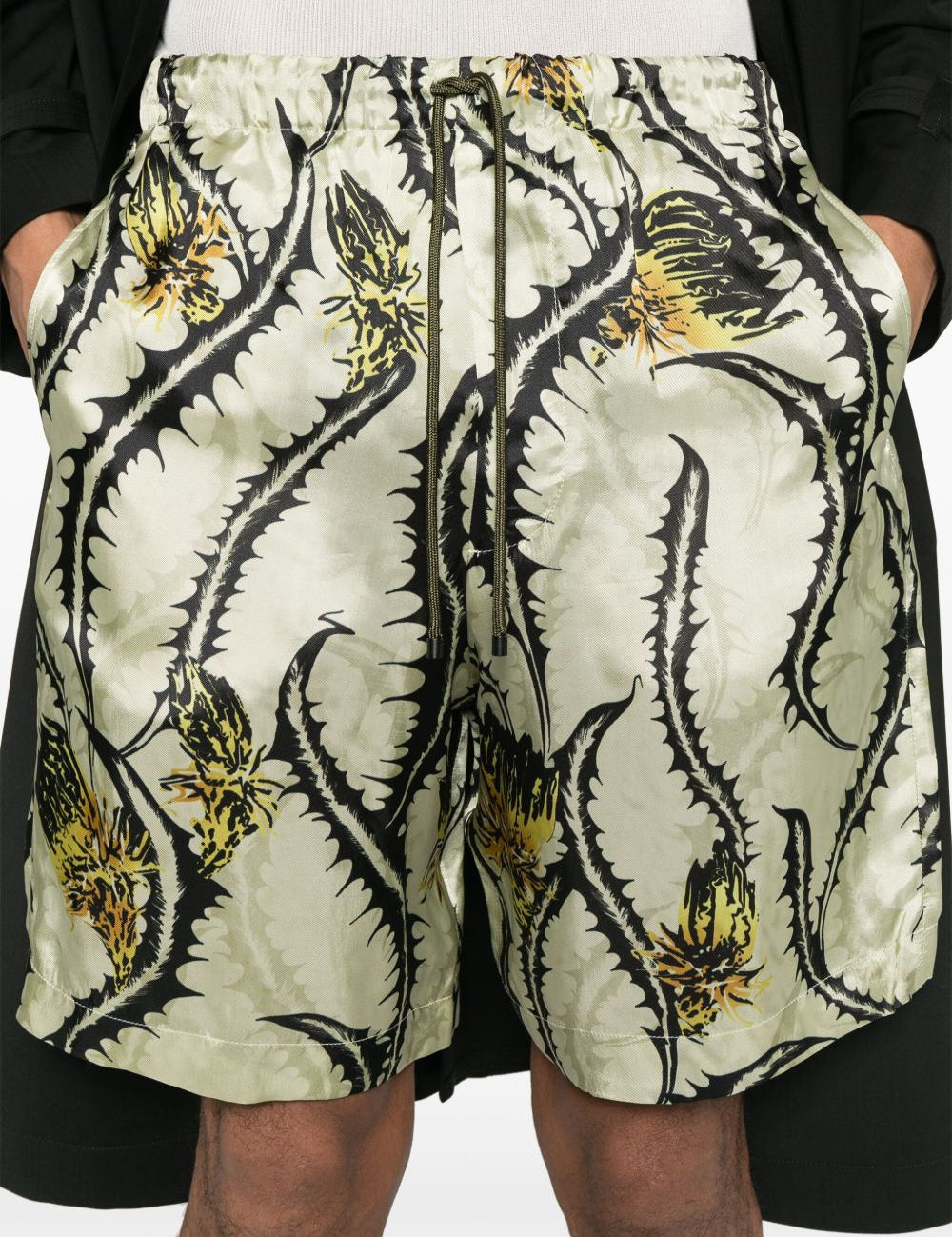 Short piperi con stampa cardo multicolore Dries van noten - uomo 