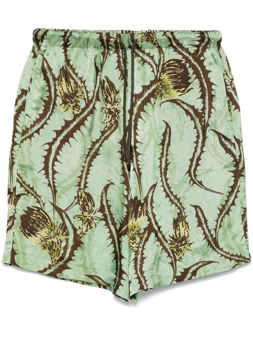 Short piperi con stampa cardo multicolore Dries van noten - uomo 