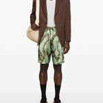 Short piperi con stampa cardo multicolore Dries van noten - uomo 