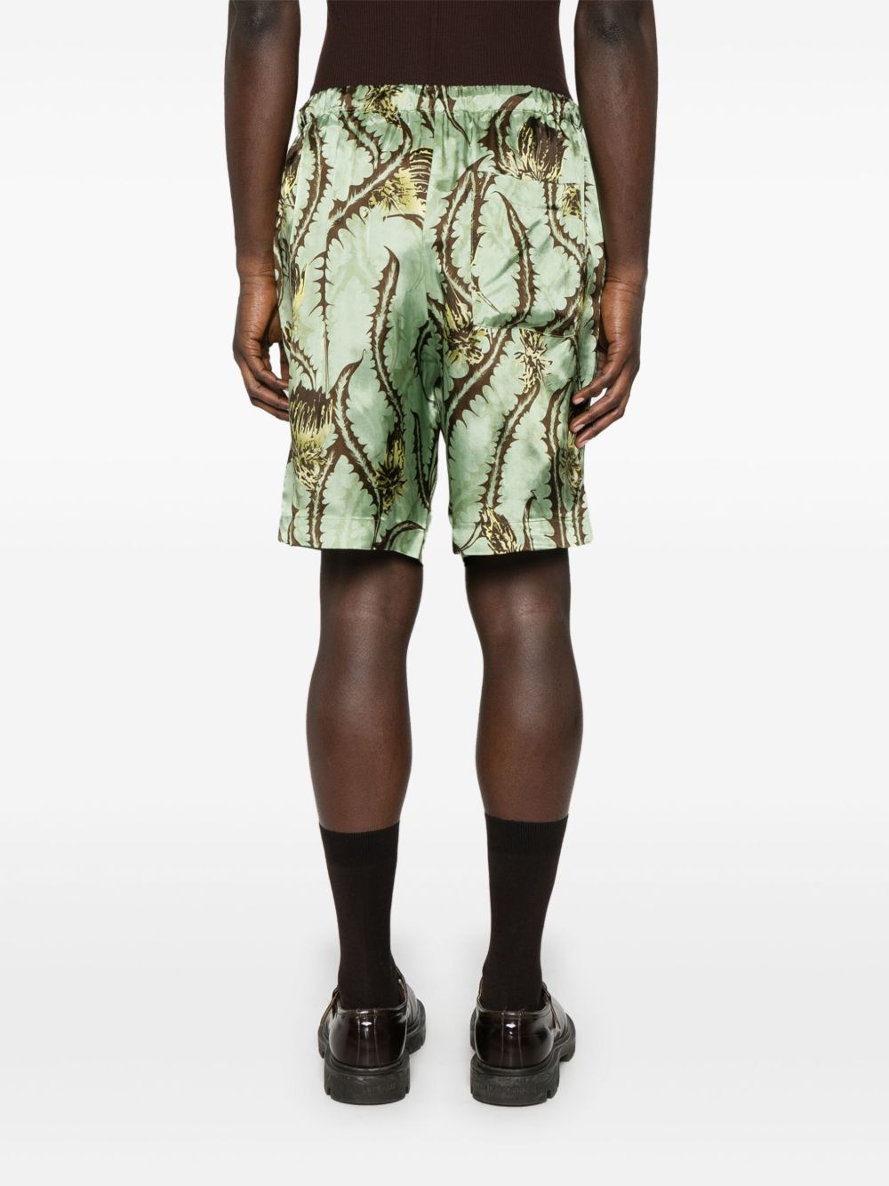 Short piperi con stampa cardo multicolore Dries van noten - uomo 
