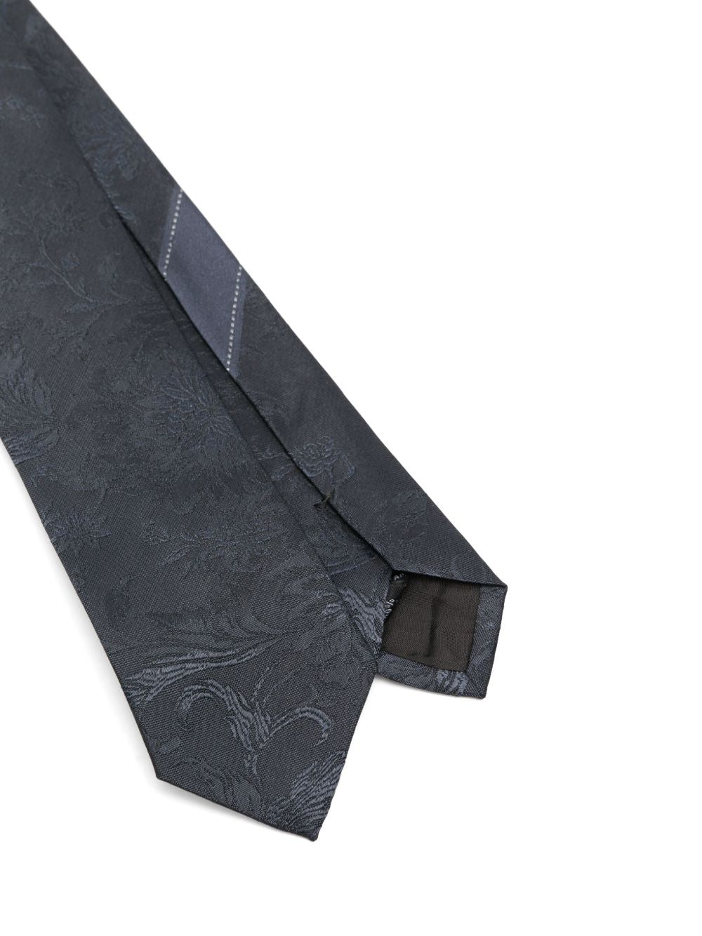 Cravatta stampata in blu Dries Van Noten - uomo 