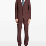 Cravatta in seta con stampa in blu Dries van noten - uomo 