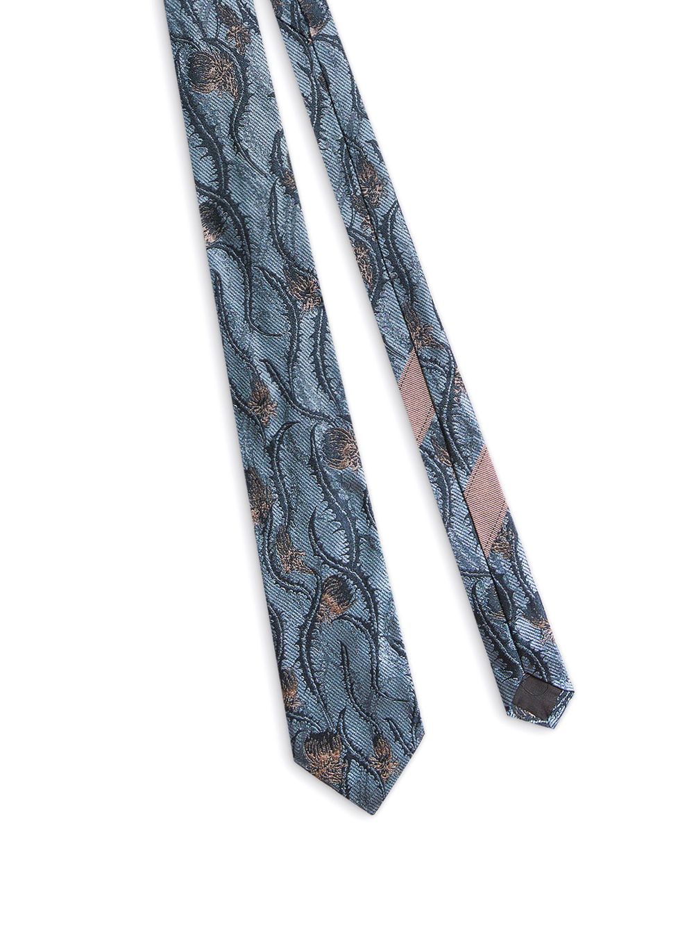 Cravatta in seta con stampa in blu Dries van noten - uomo 