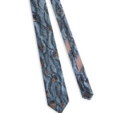 Cravatta in seta con stampa in blu Dries van noten - uomo 