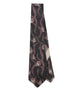 Dries Van Noten Printed Tie in Black - men's