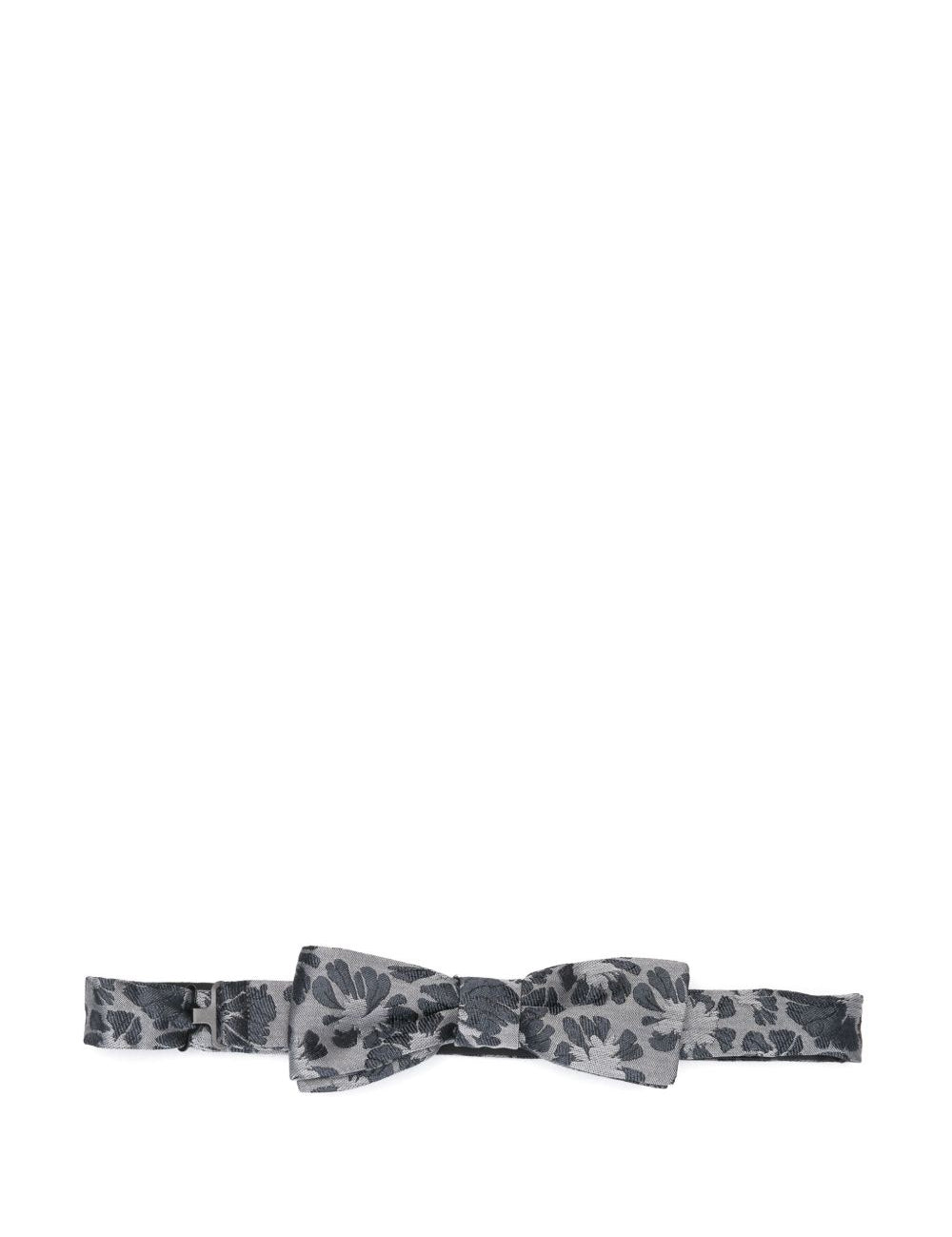 Papillon stampato in grigio Dries Van Noten - uomo 