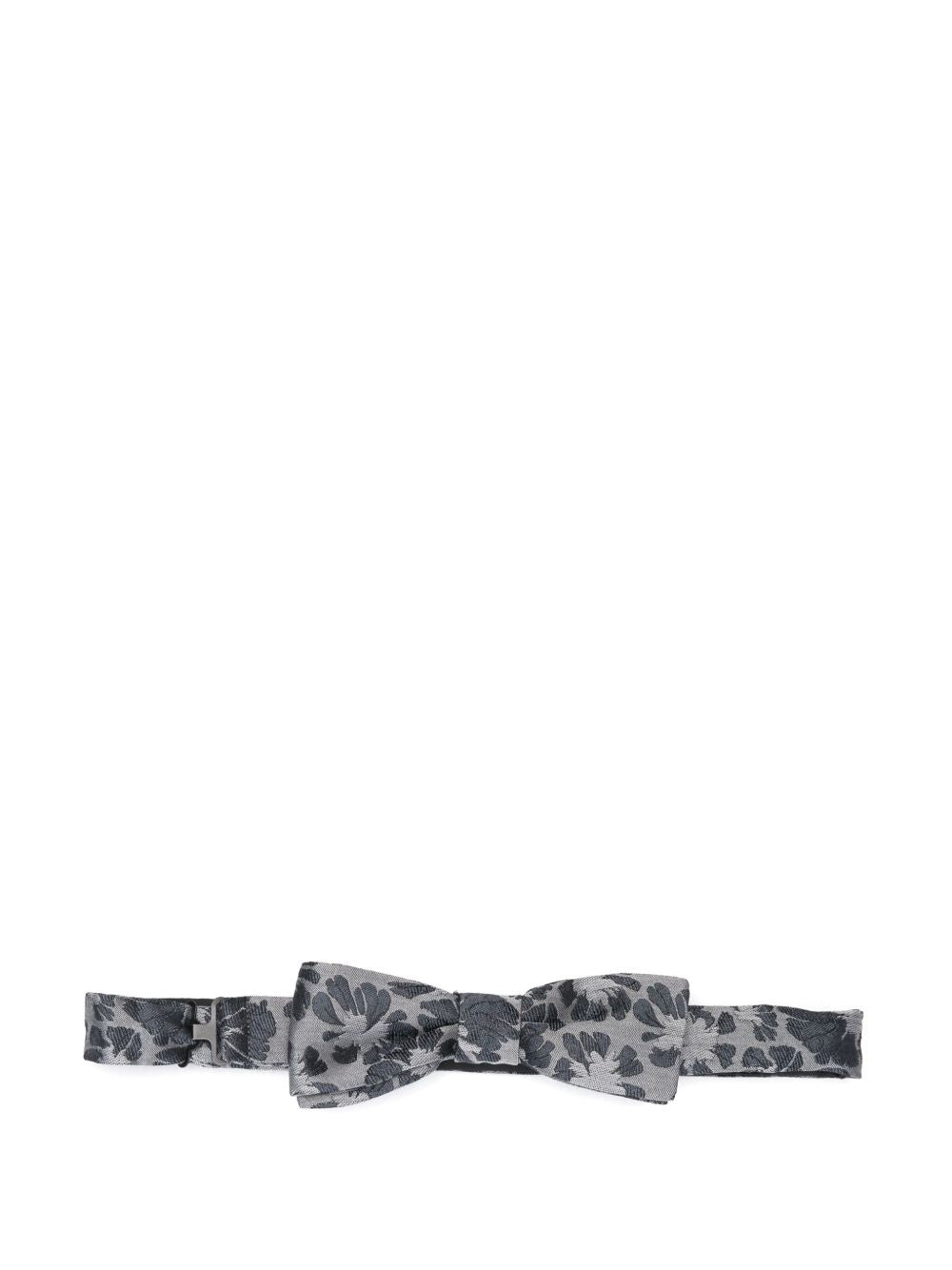 Papillon stampato in grigio Dries Van Noten - uomo 