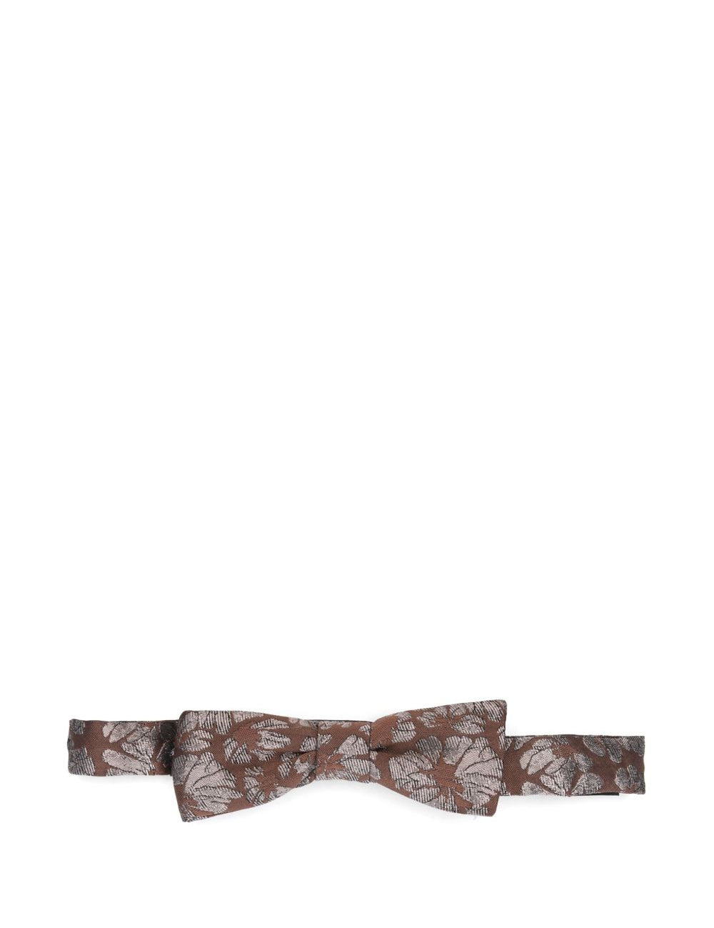 Papillon stampato in marrone Dries Van Noten - uomo 