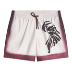 Costume con stampa in borgogna Dries van noten - uomo 