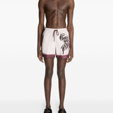 Costume con stampa in borgogna Dries van noten - uomo 