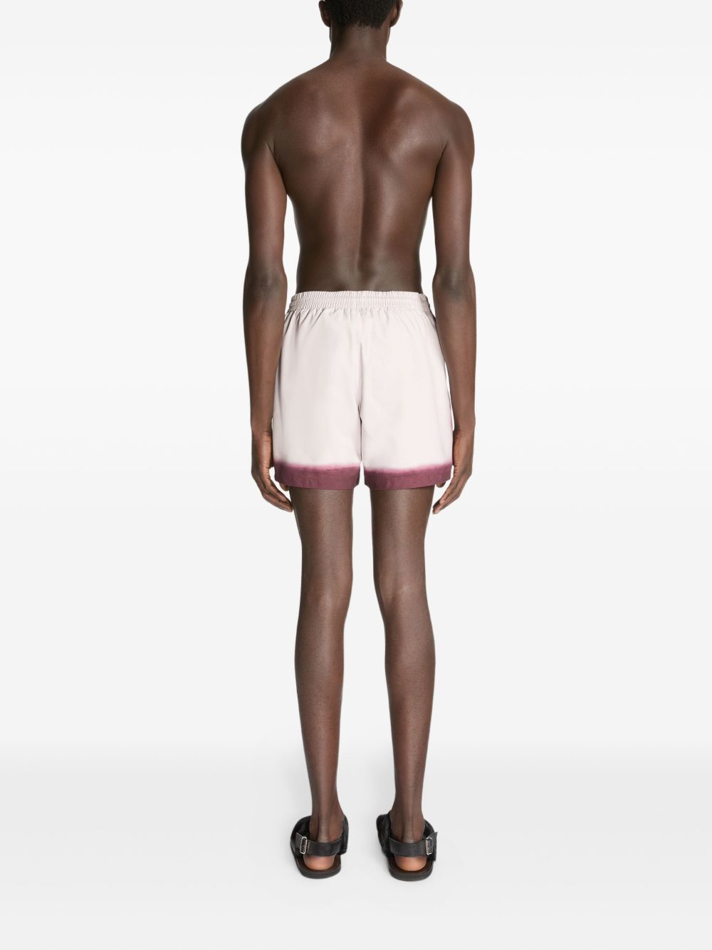 Costume con stampa in borgogna Dries van noten - uomo 