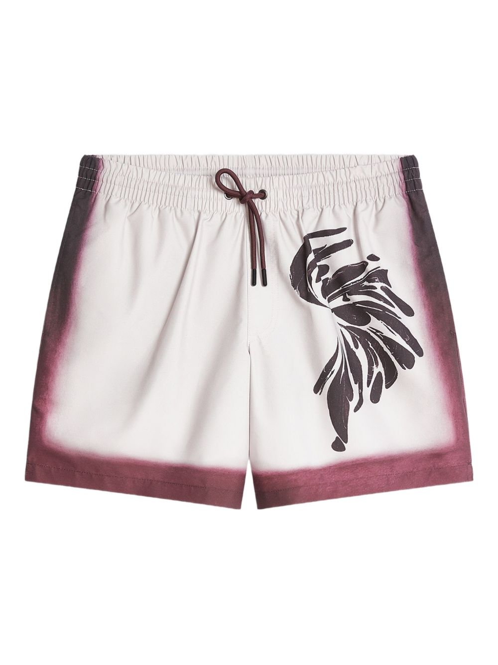 Costume con stampa in borgogna Dries van noten - uomo 