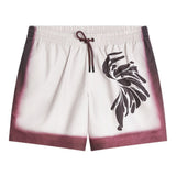 Costume con stampa in borgogna Dries van noten - uomo 
