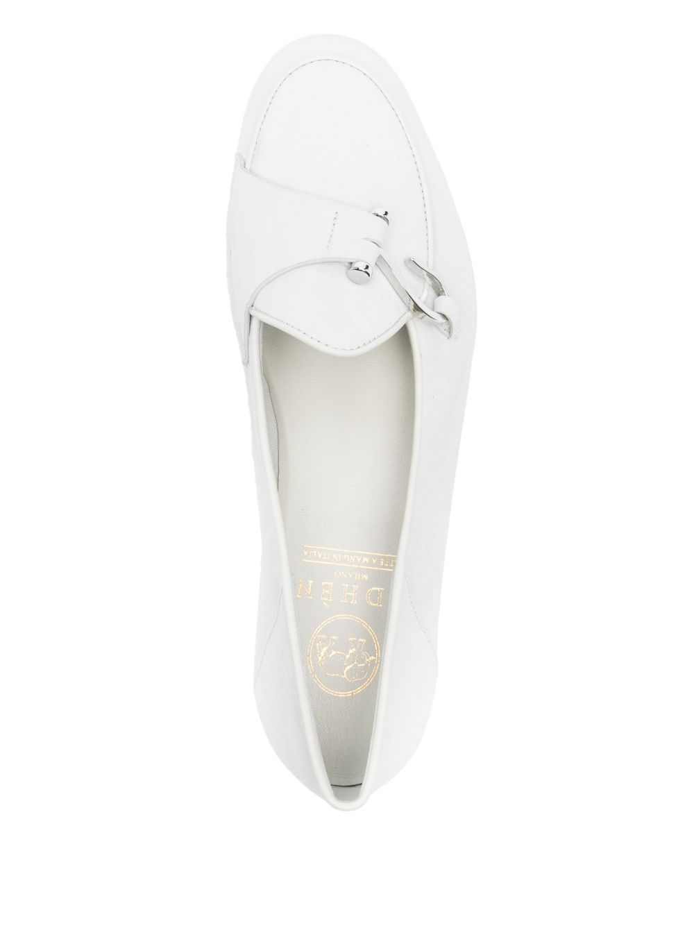 Mocassini in pelle scamosciata in azzurro Edhèn milano - donna 